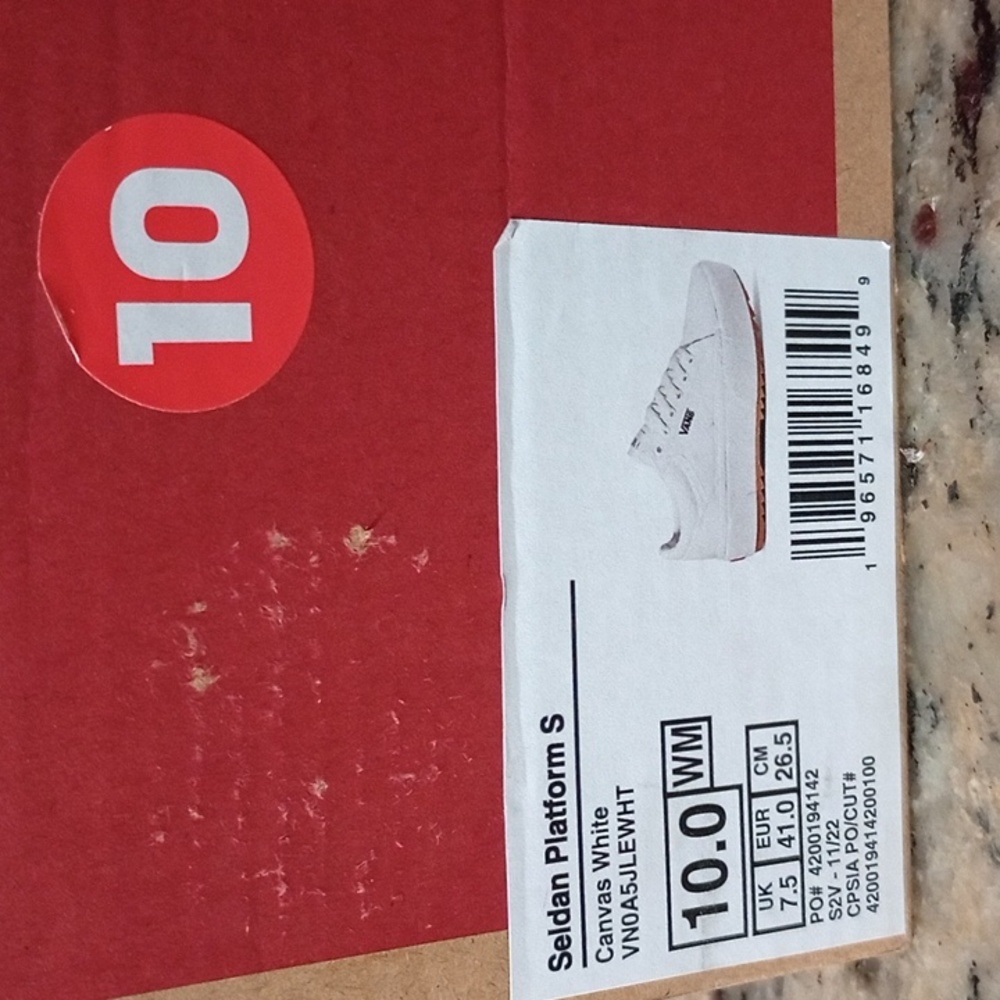 Vans Seldan women platform sneaker size 10 - Picture 2 of 5
